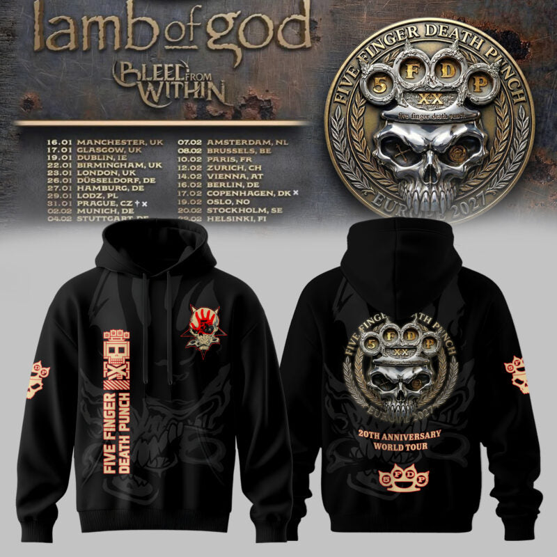 5FDP - 20TH ANNIVERSARY WORLD TOUR 2026 Limited Edition Hoodie