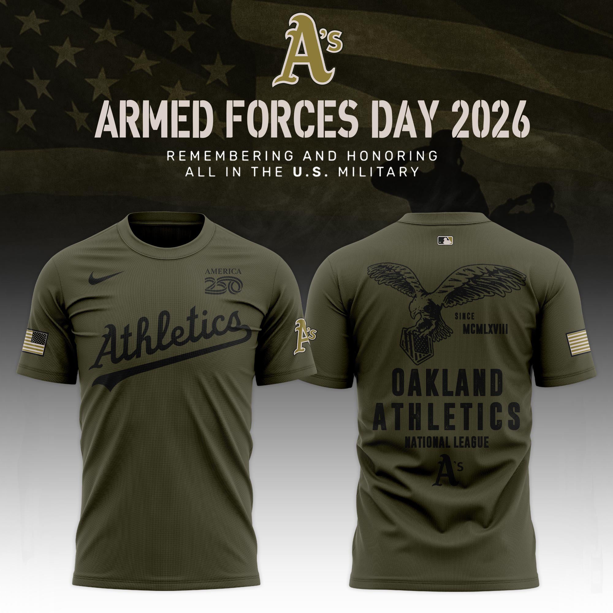 OAK 2026 Armed Forces Day Limited Edition T-shirt