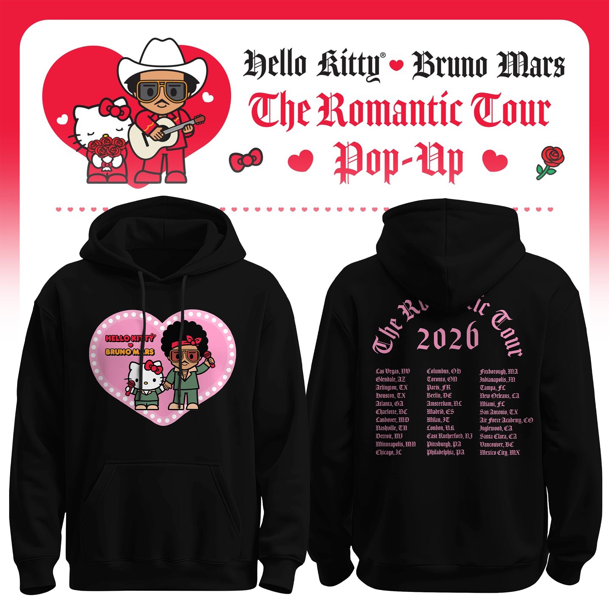 _BM x HK "The Romantic Tour" Hoodie