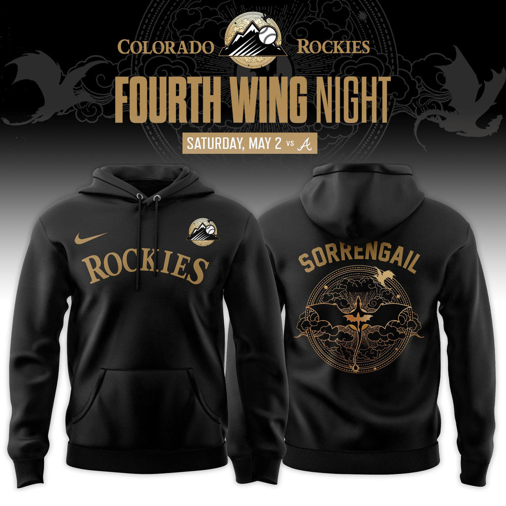 Colorado Rockies 2026 Fourth Wing Night Limited Edition Hoodie