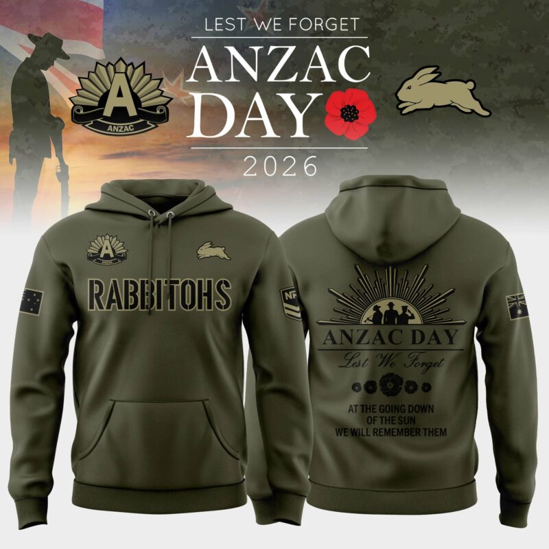 South Sydney Rabbitohs Anzac Day Hoodie