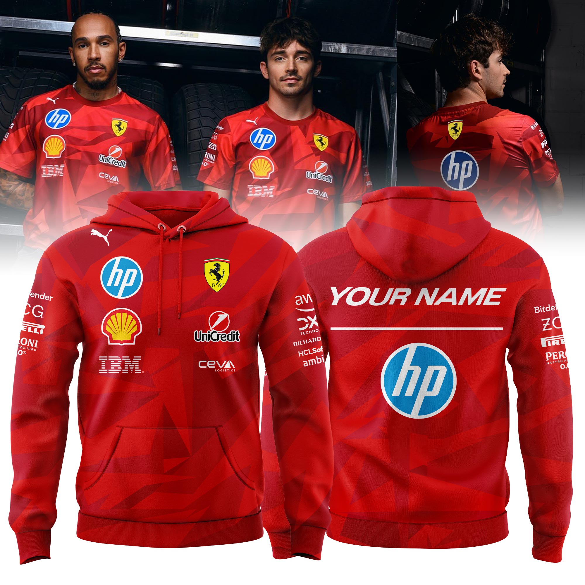 Scuderia Ferrari 2025 Special Edition Las Vegas Race Custom Hoodie