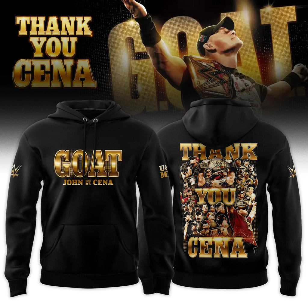 John Cena Thank You Cena Gold Limited Edition Hoodie