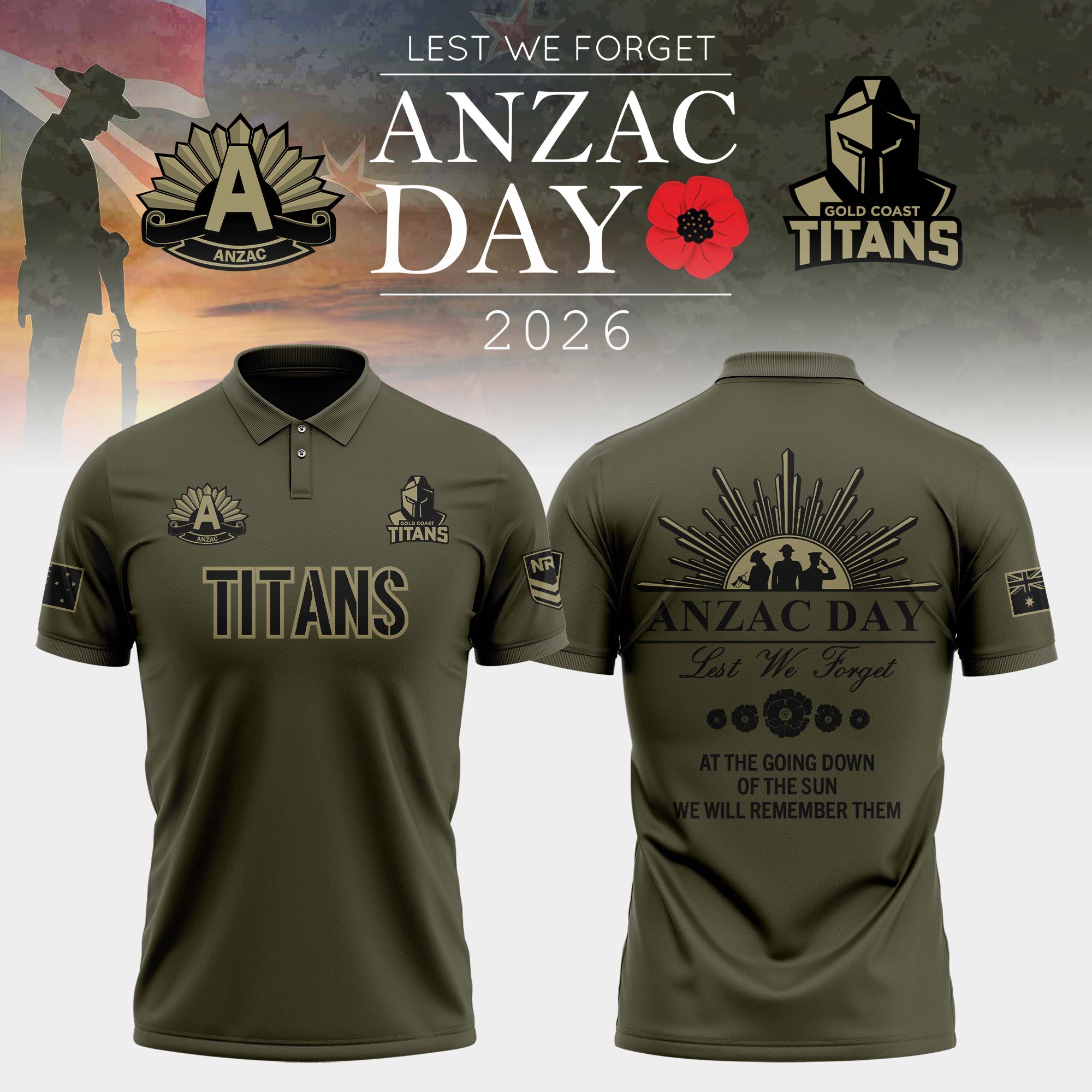 Gold Coast Titans Anzac Day Polo
