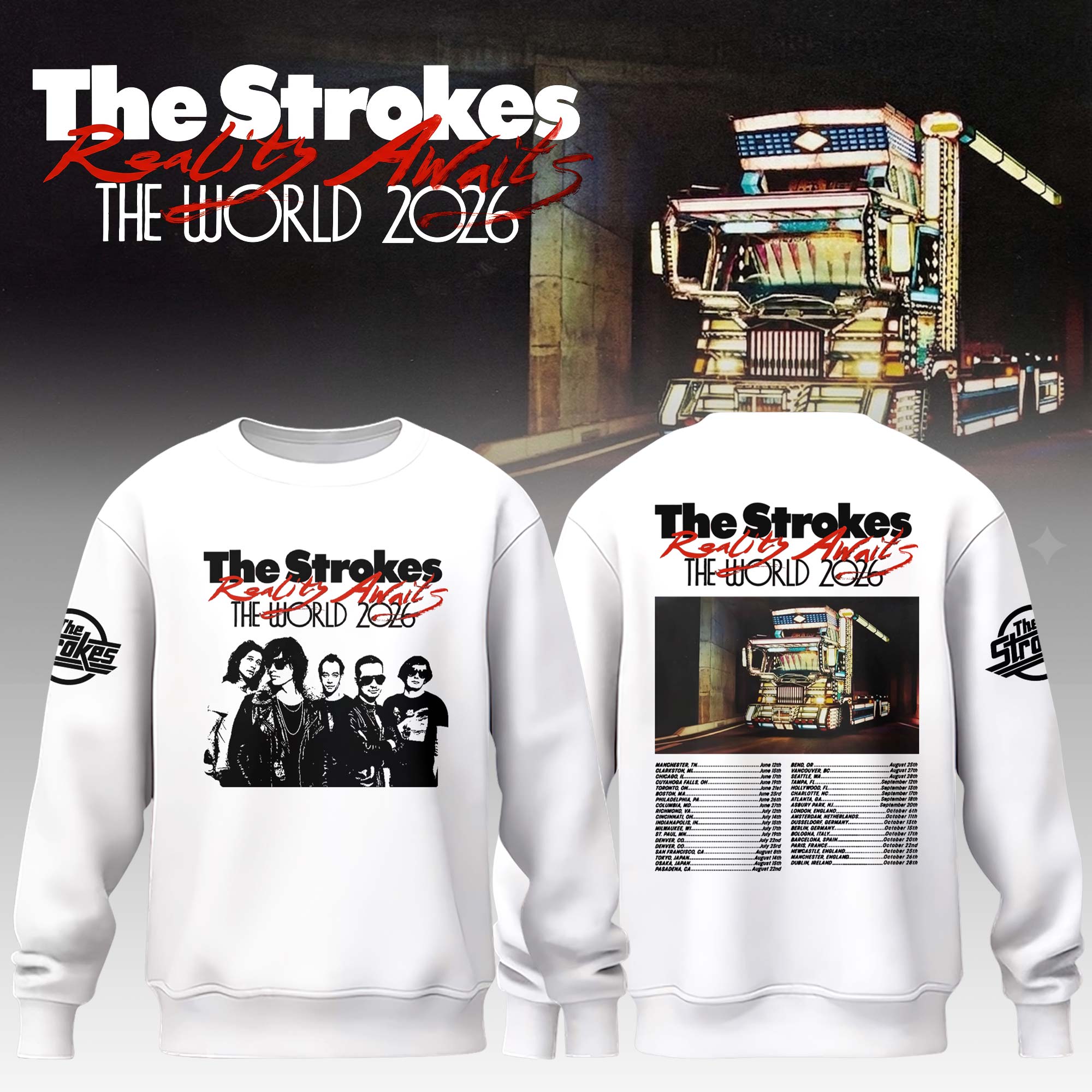 Reality Awaits The World Tour 2026 Limited Edition Sweatshirt