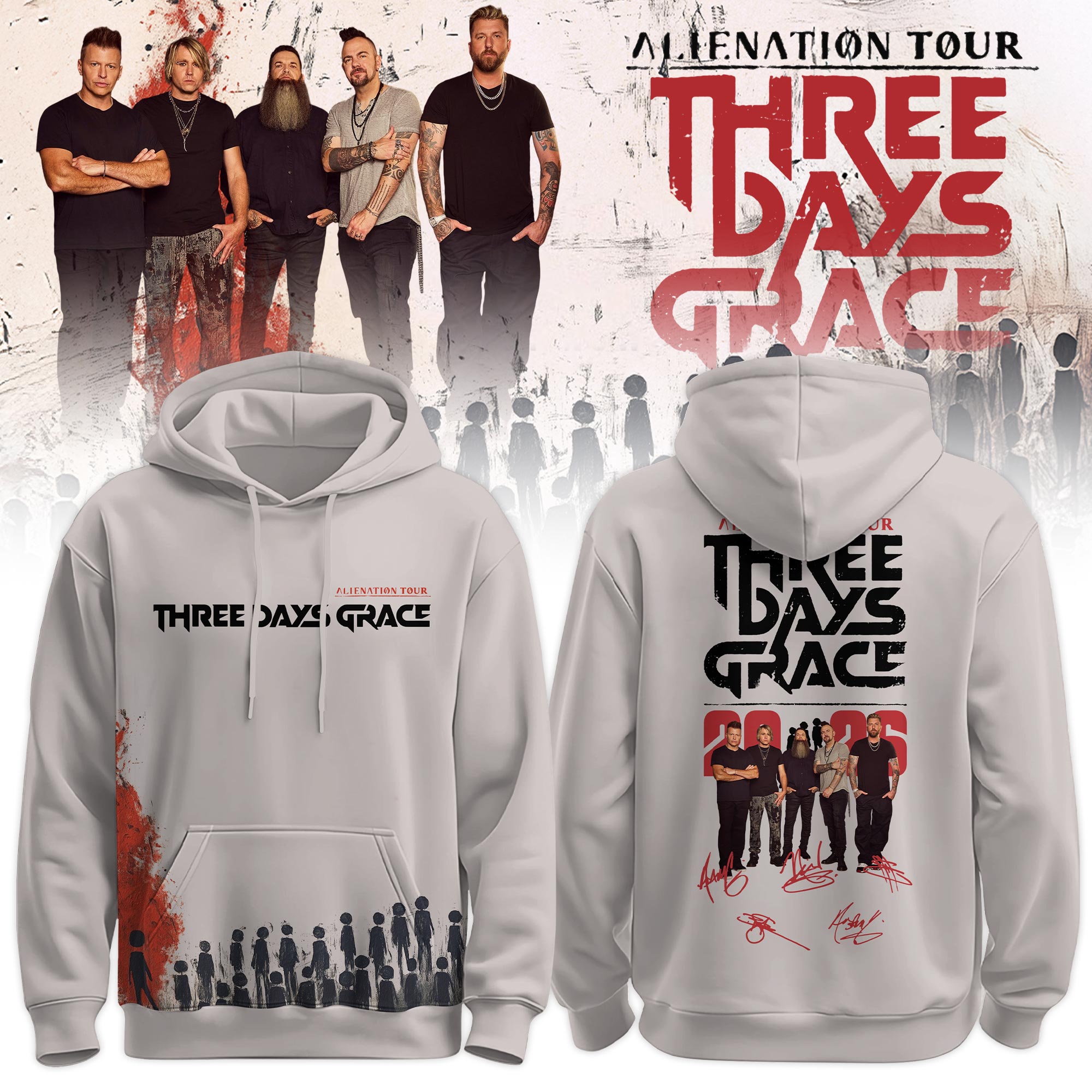 3DG Alienation Tour 2026 Limited Edition Hoodie