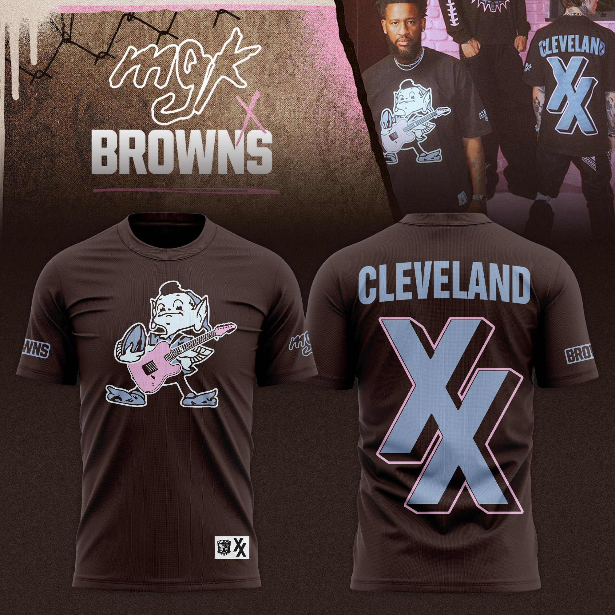 _ Cleveland Browns x MGK Limited Editions T-Shirt