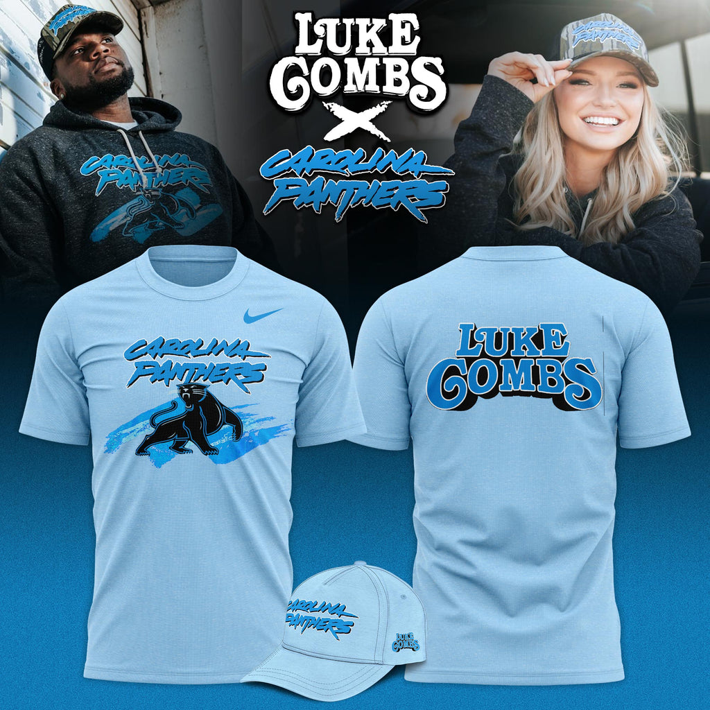Luke Combs x Carolina Panthers 2025 Limited Edition T-shirt