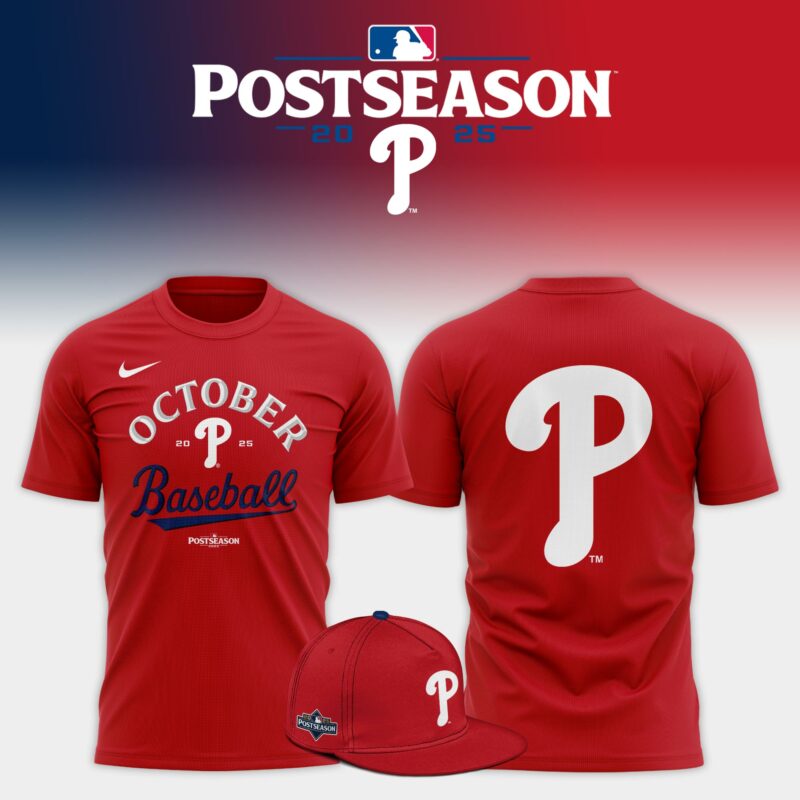 Philadelphia Phillies 2025 MLB Postseason Limited T-shirt