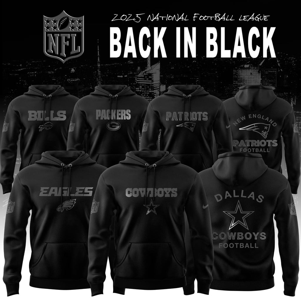 _ .NFL Teams x Back In Black 2025 Special Editions Hoodie