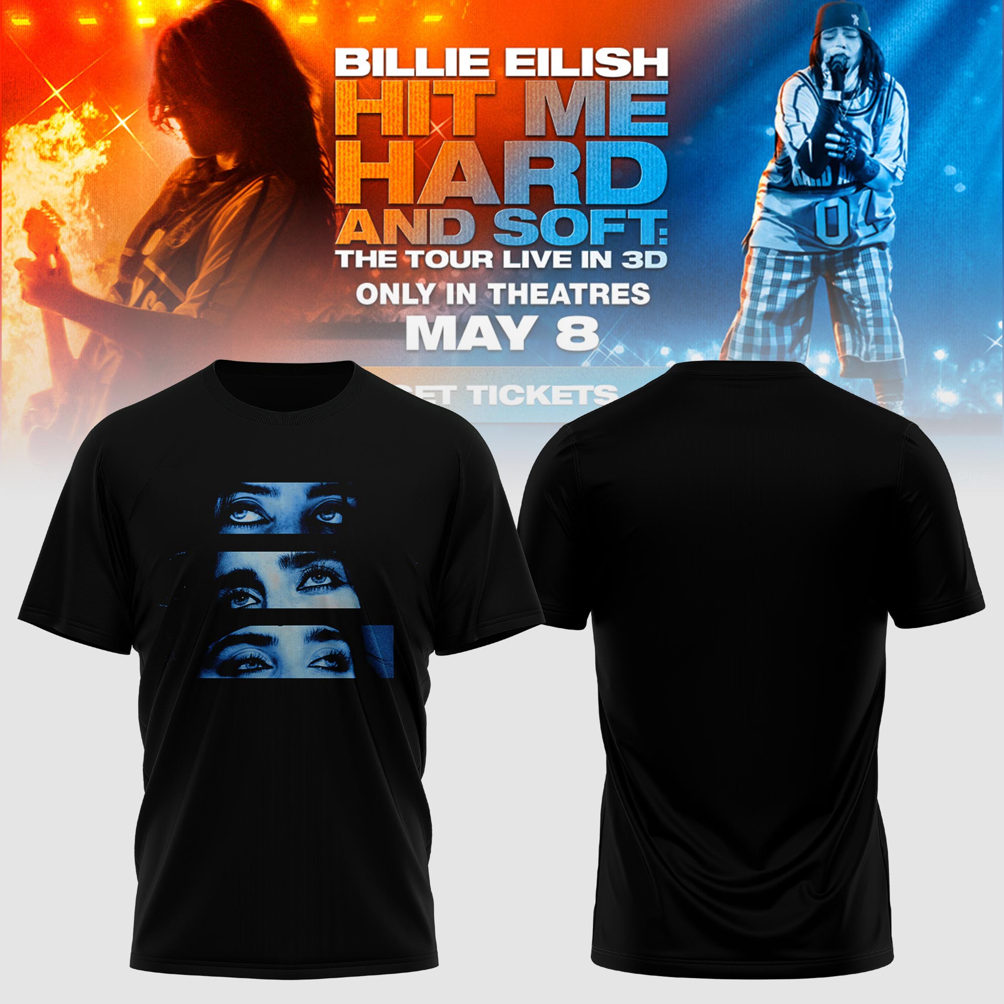 BE – HIT ME HARD AND SOFT: THE TOUR T-shirt
