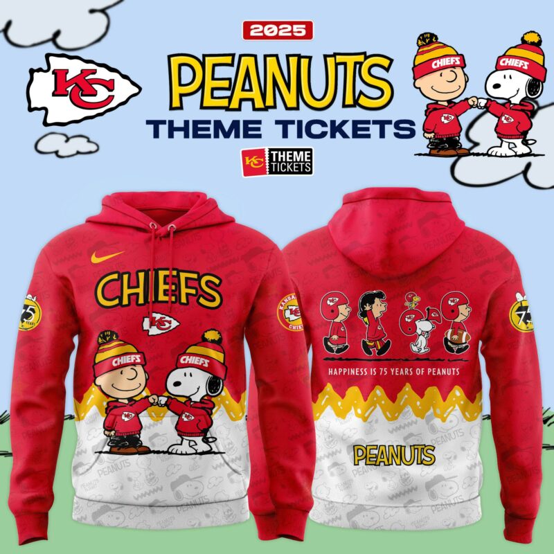 Kansas City Chiefs x Peanuts Limited Editions 2025 Hoodie