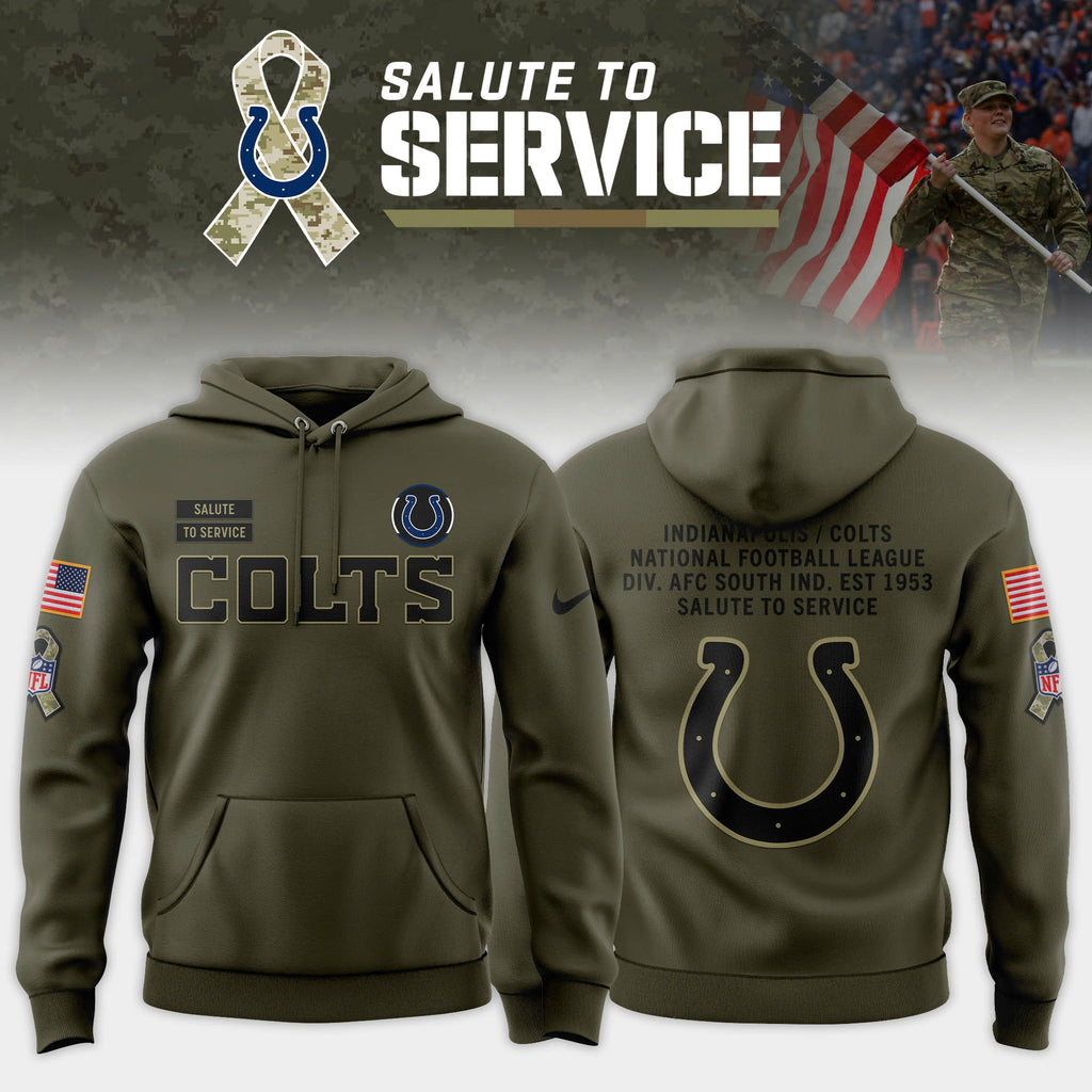 Indianapolis Colts 2025 Salute to Service Limited Hoodie