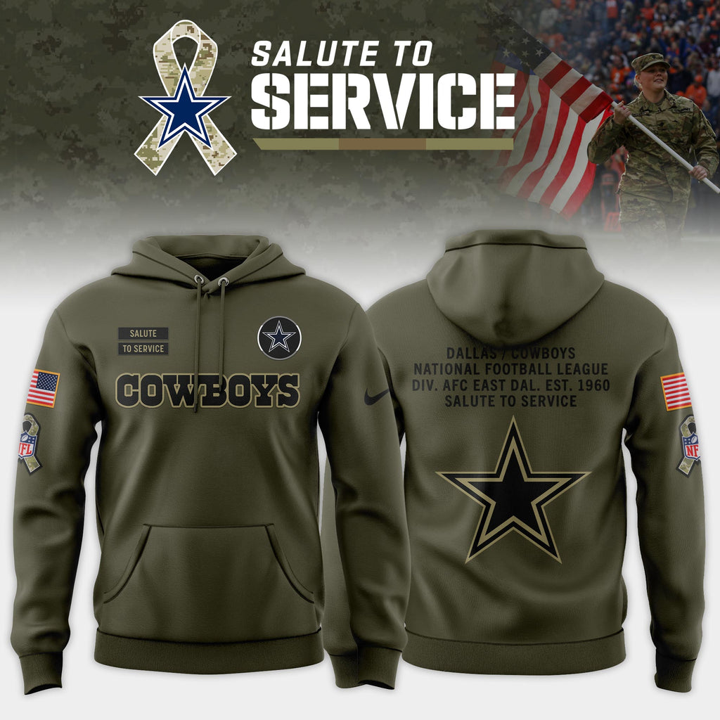 _ Dallas Cowboys 2025 Salute to Service Limited Hoodie