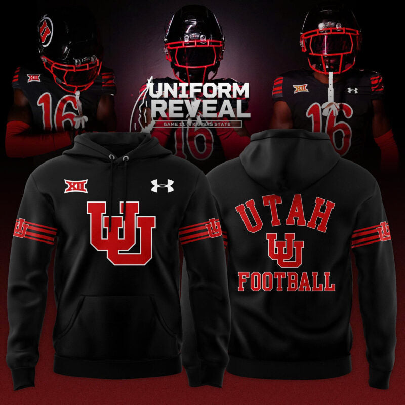 Utah Utes Black Throwbacks Hoodie - Black