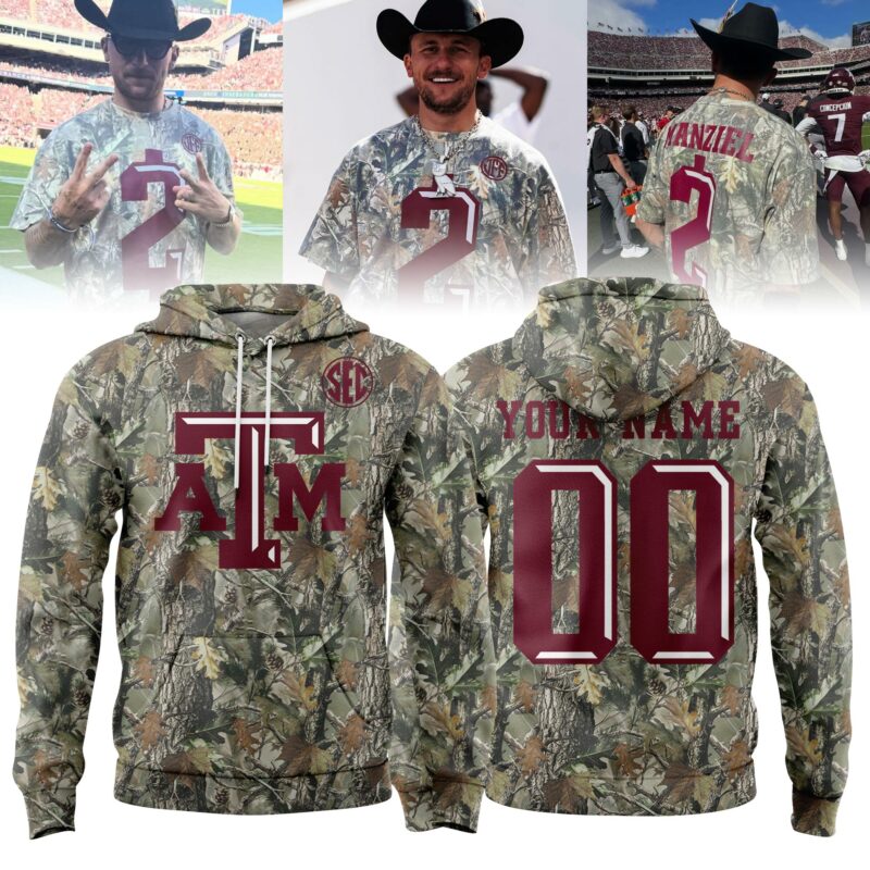 _ Texas A&amp;M Aggies Camo Limited Edition Custom Hoodie
