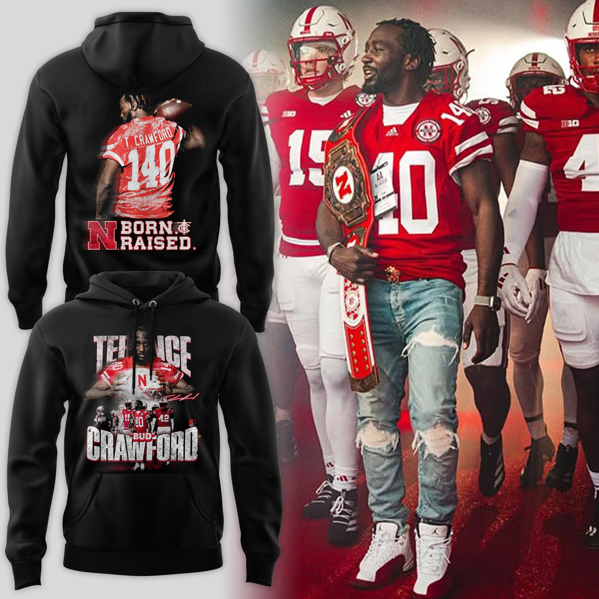 Nebraska Huskers x Terence Crawford Limited Hoodie
