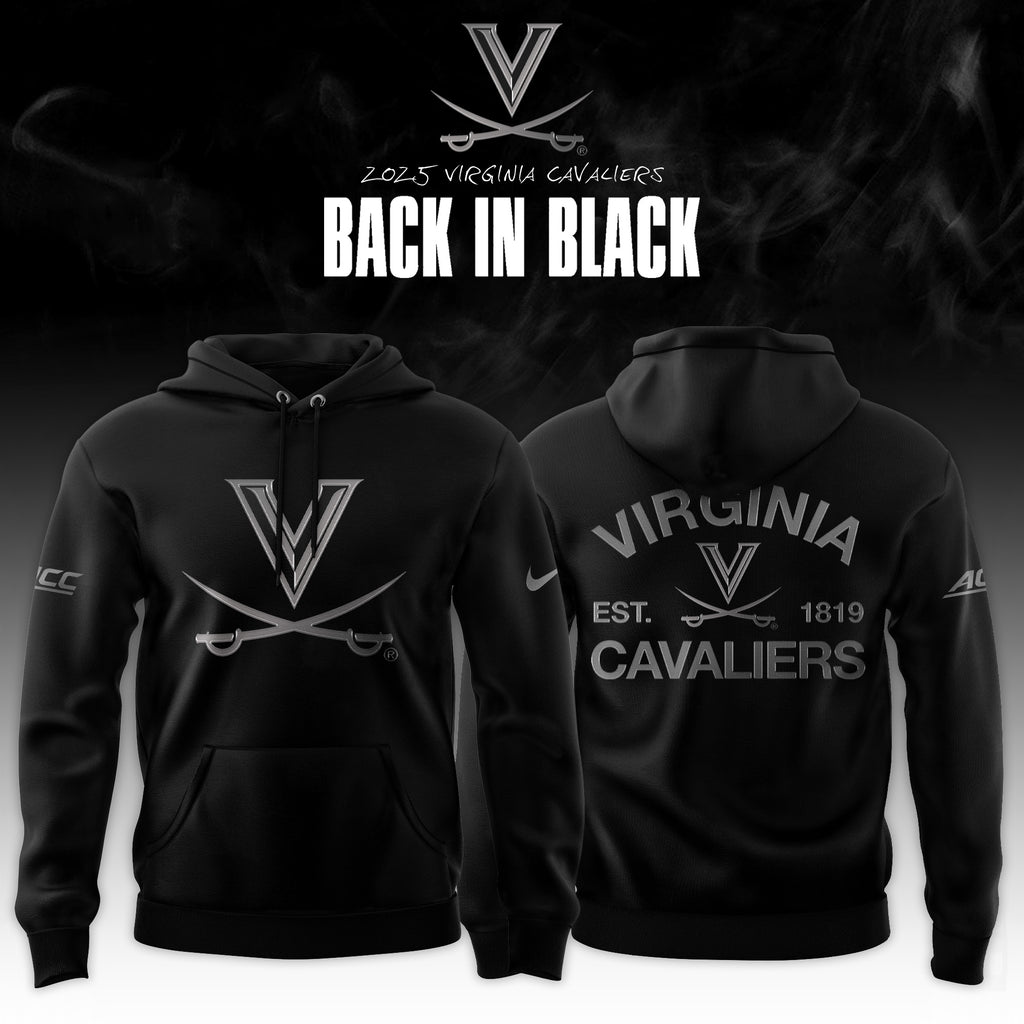 Virginia Cavaliers 'Back in Black' 2025 Special Edition Hoodie