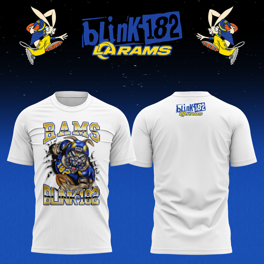 _ .Los Angeles Rams x blink-182 Limited Edition T-shirt
