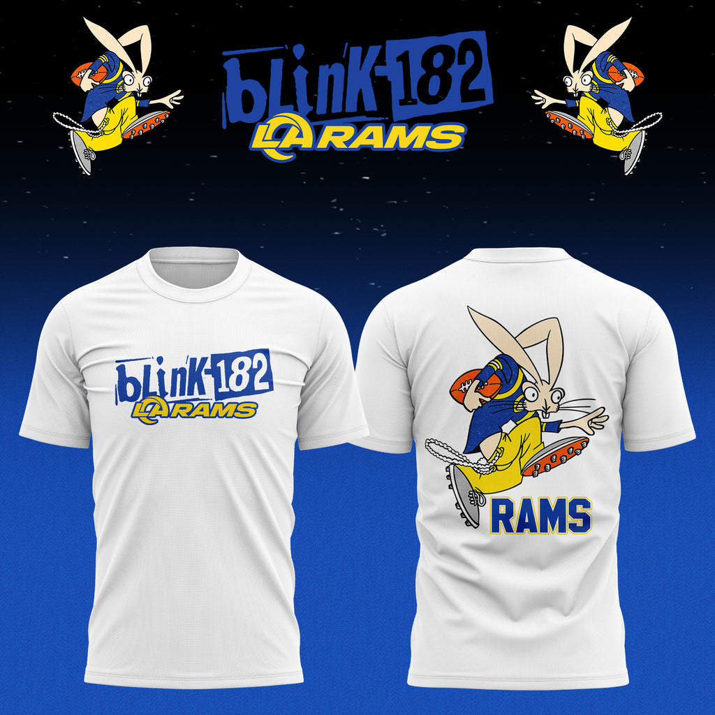_ .Los Angeles Rams x blink-182 Limited Edition T-shirt