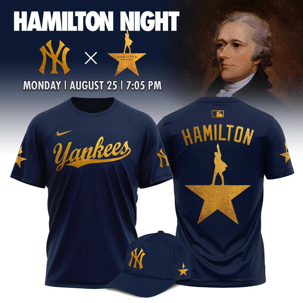 New York Yankees MLB x Hamilton Night 2025 Limited Edition T-Shirt