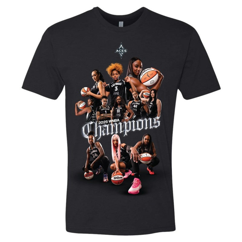 Las Vegas Aces 2025 WNBA Champions T-shirt