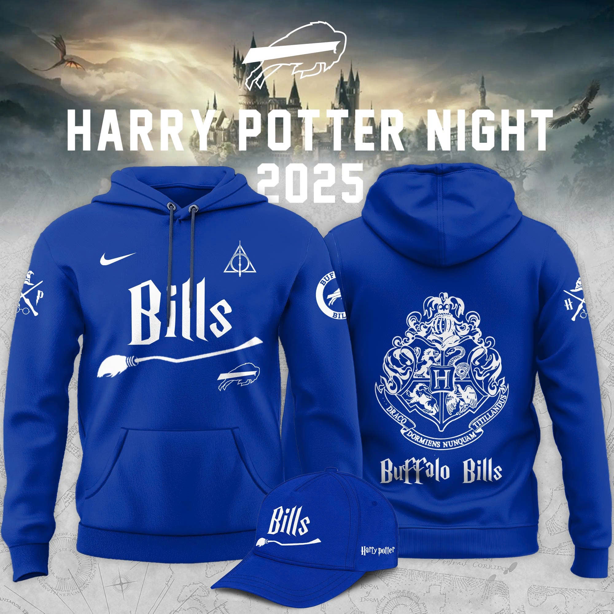 ..Buffalo Bills  x Harry Potter Limited Edition Hoodie