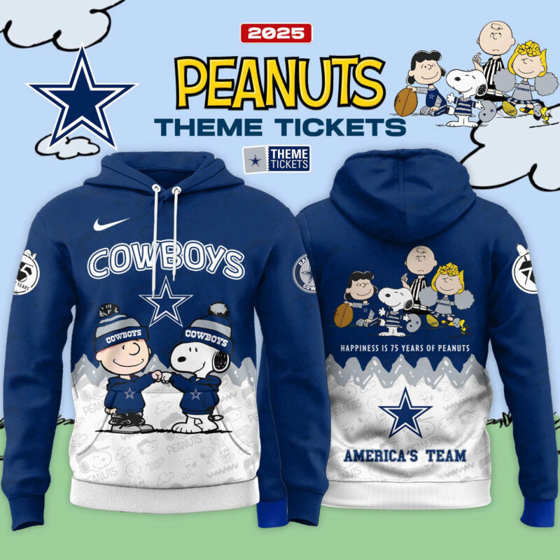 _ Dallas Cowboys x Peanuts Limited Editions 2025 Hoodie