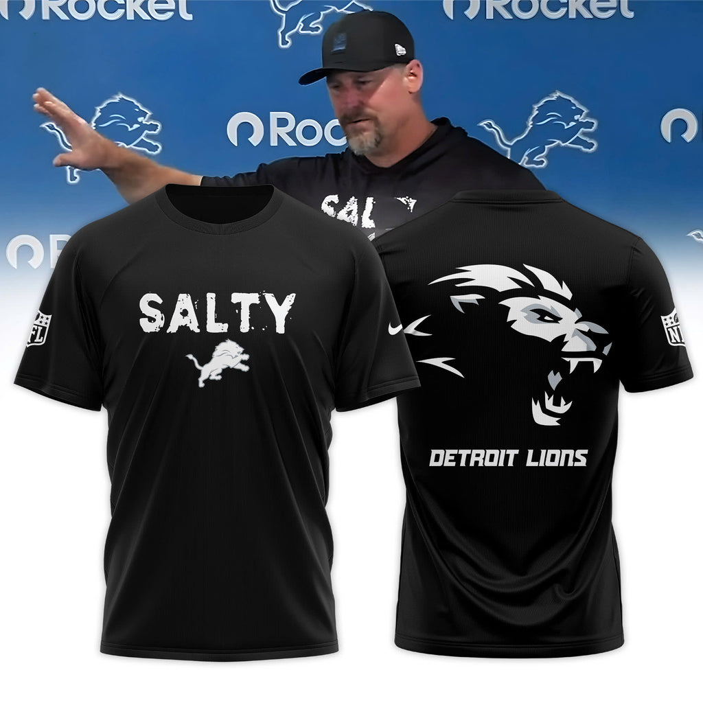 .Dan Campbell Detroit Lions SALTY 2025 Limited Tshirt