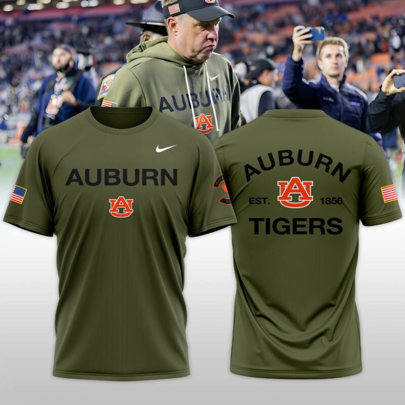 _ Auburn Tigers Military Appreciation 2025 Special T-Shirt