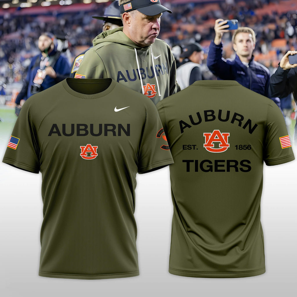 _ Auburn Tigers Military Appreciation 2025 Special T-Shirt