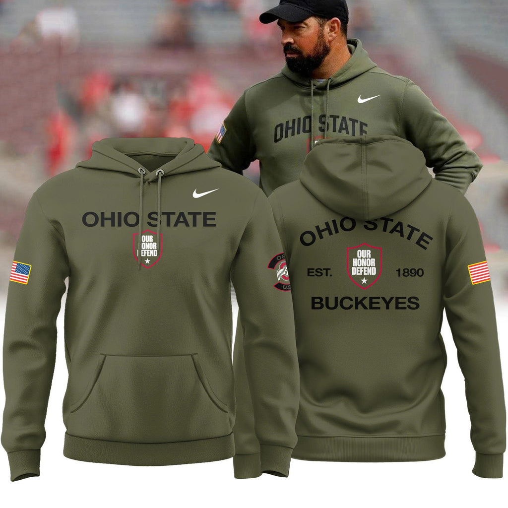 Ohio State Buckeyes Military Appreciation 2025 Special Hoodie