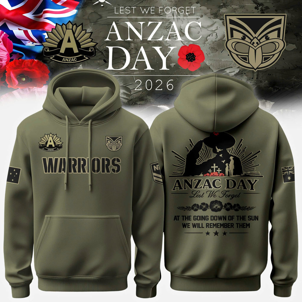 Newcastle Knights Anzac Day Hoodie
