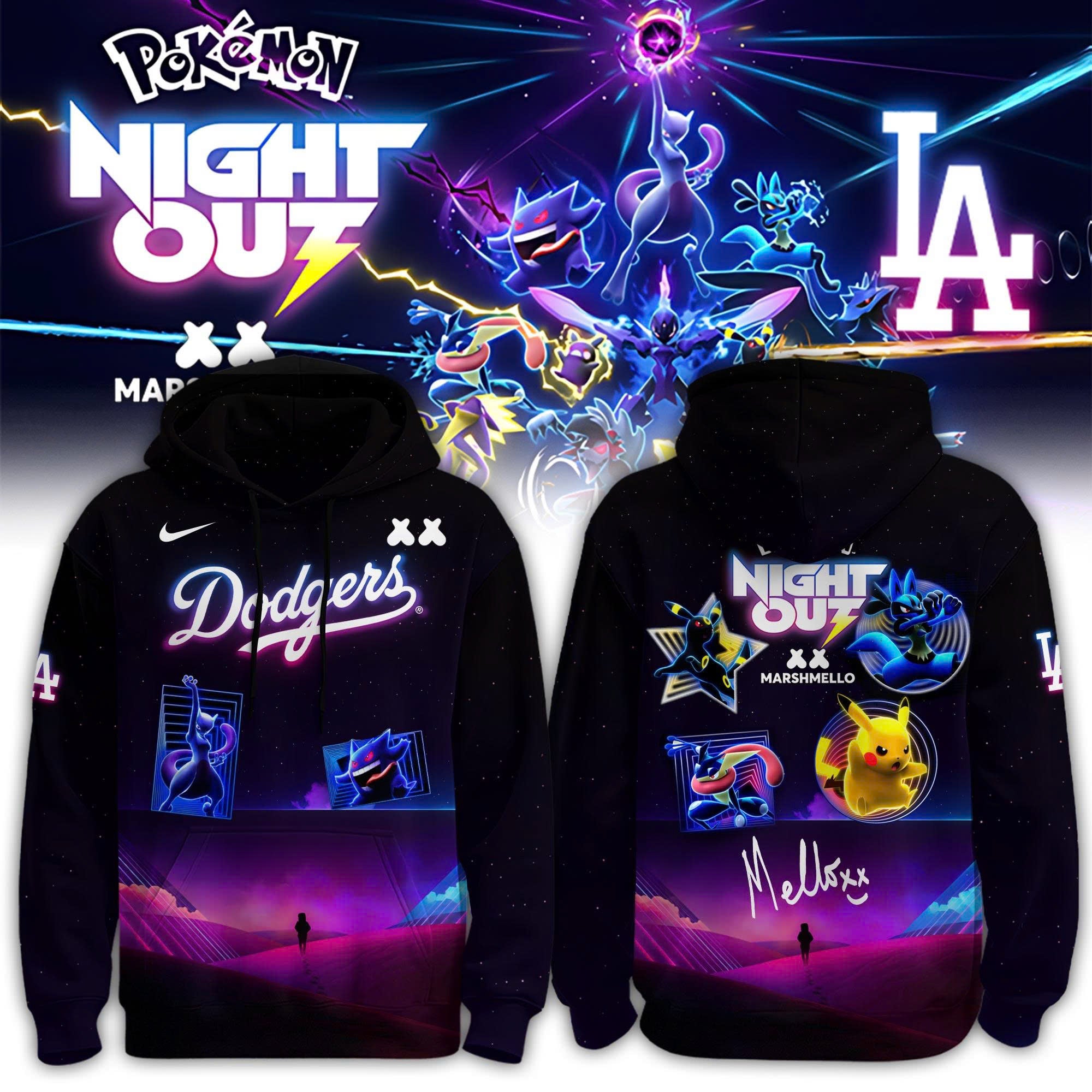 _LA x Pokémon Night Out  EDM Edition Hoodie