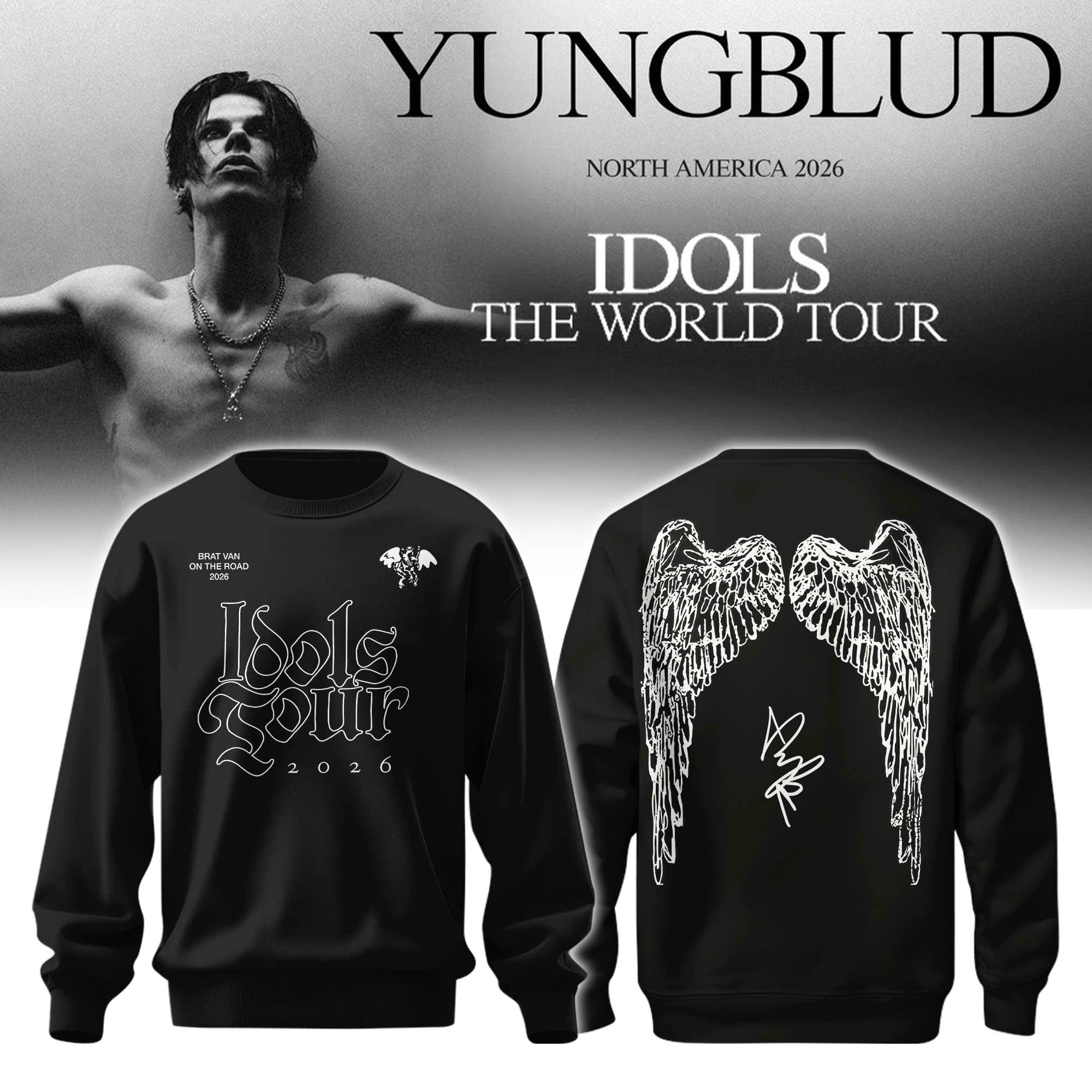 _YBD– Idols World Tour 2026 Limited Editions Sweatshirt