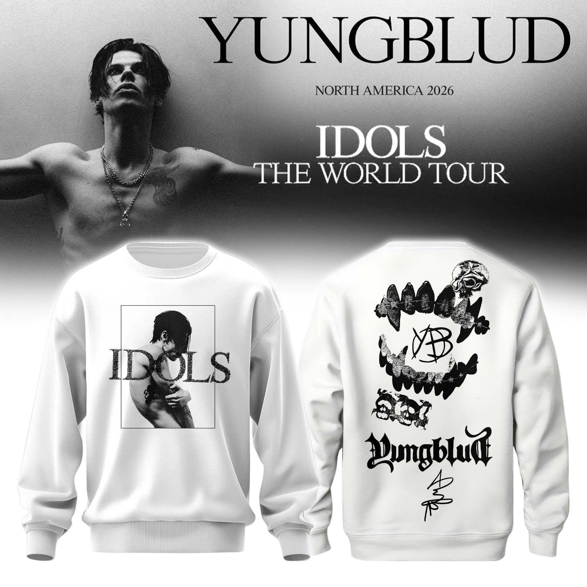_YBD– Idols World Tour 2026 Limited Editions Sweatshirt