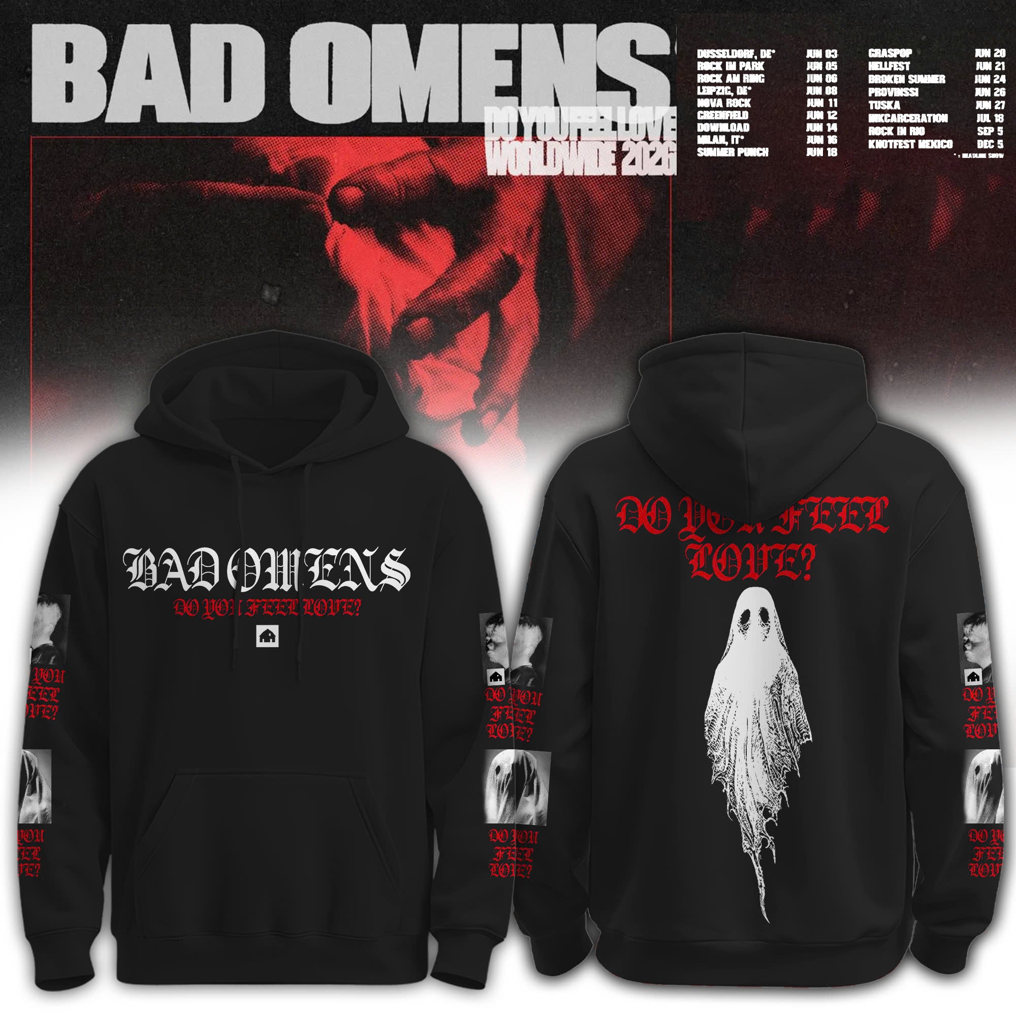 BO "Do U Feel Love "Tour 2026 Limited Edition Hoodie