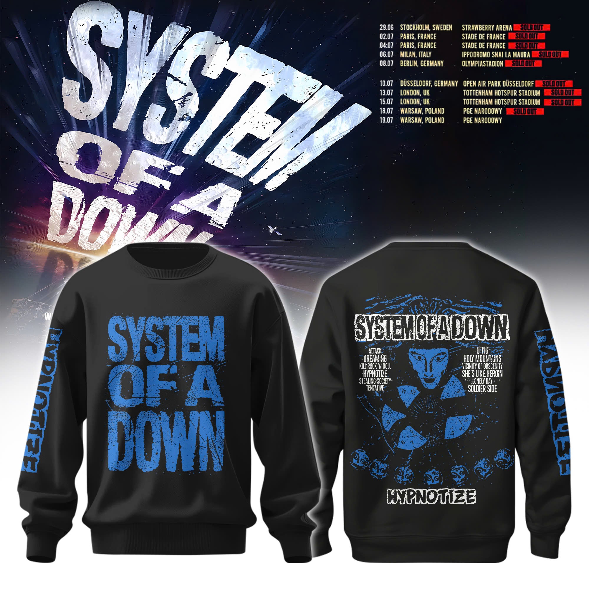 S.O.A.D – Tour 2026 Limited Edition Sweatshirt
